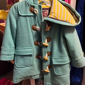 Mini Boden Toggle pea coat 2y-3y
